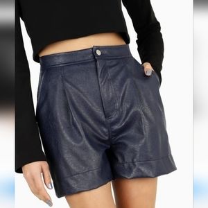 Blackmilk Route 666 Navy Relaxed Shorts Sample M NWOT